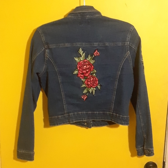 Embroidered Jean Jacket - Picture 2 of 3